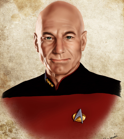 Picard Star Trek by Martin Echeverria